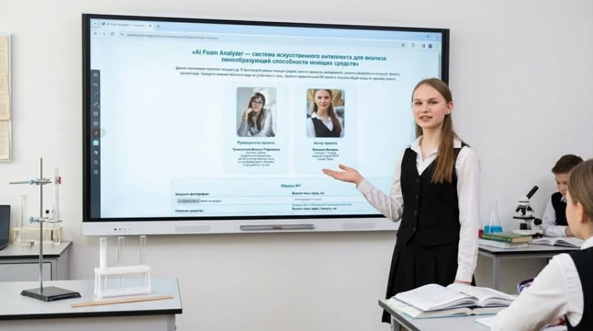 В средней школе №18 кипит научная жизнь! Под руководством талантливого педагога-исследователя, магистра химии Тухватулиной Минугул Рафиковны юные ученые делают свои первые открытия.
